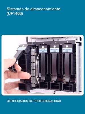 cover image of UF1466--Sistemas de almacenamiento